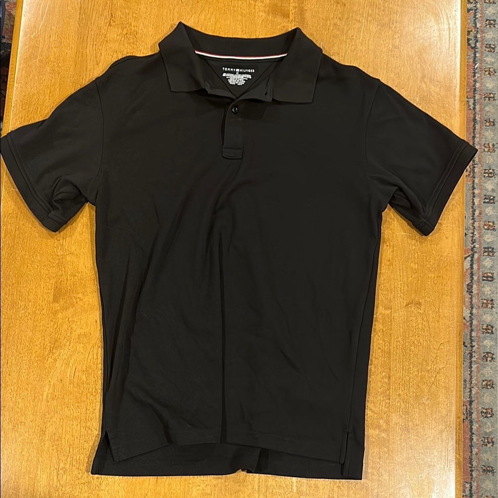 Tommy Hilfiger Medium Black Polo Shirt